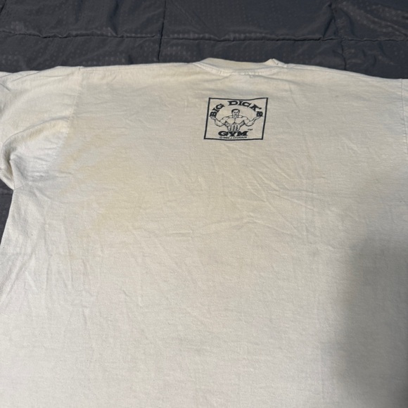 Vintage Get Stiff At Big Dick’s Pub T Shirt Men’s XL 1989 FAIR STAIN DISCOLORED - Picture 5 of 15